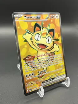 Pokemon Meowth ex 107/088 Perfect Order Ultra Rare Holo - Image 2