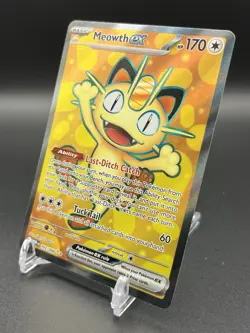 Pokemon Meowth ex 107/088 Perfect Order Ultra Rare Holo - Image 3