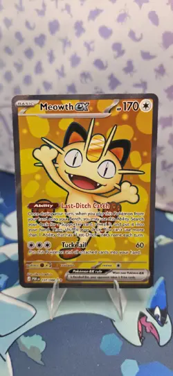 Pokemon TCG Meowth Ex 107/088 Ultra Rare Perfect Order Mint Condition - Image 1