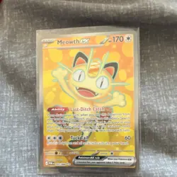 Pokemon TCG Meowth ex 107/088 perfect order Ultra Rare Holo 170HP - Image 1