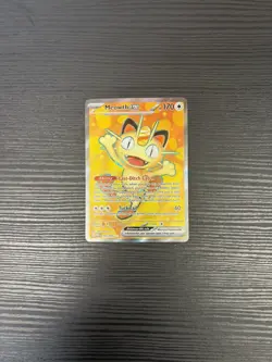 Pokemon Meowth 107/088 ex Evolutions Ultra Rare Holo Perfect Order - Image 1