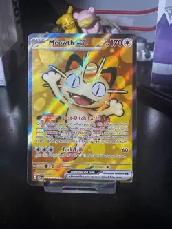 Pokemon Meowth ex Ultra Rare Perfect Order 107/088 English Near Mint - Image 1