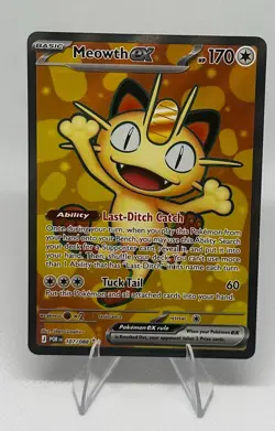 Meowth ex #107/088 Perfect Order, Ultra Rare, NM/M Pokemon TCG - Image 1