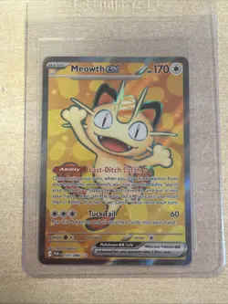 Pokemon TCG Meowth EX 107/088 Perfect Order Ultra Rare NM/M Pack Fresh English - Image 1