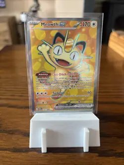 Pokemon TCG - Meowth Ex 107/088 - Ultra Rare Perfect Order - Image 1