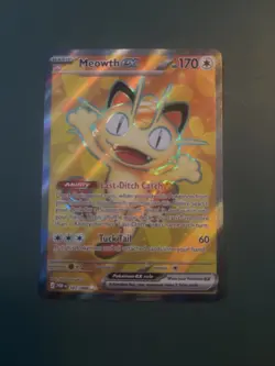 Pokemon TCG Meowth EX Perfect Order 107/088 Ultra Rare. Nm-M - Image 1