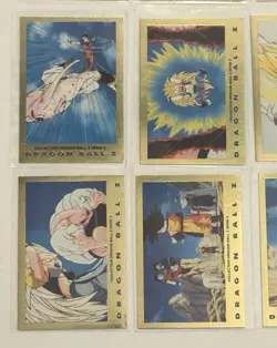 Dragon Ball Z 1989 Series 3 Bird Studio - GOLD - (Lot of 15 cards, 2 Holo/Prism) - Image 4