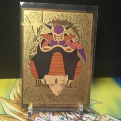 Dragon Ball Z AMADA Trading Card Lot 4 Cards Gold Foil Frieza 1999 JPP - Image 2