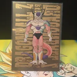 Dragon Ball Z AMADA Trading Card Lot 4 Cards Gold Foil Frieza 1999 JPP - Image 3