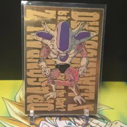 Dragon Ball Z AMADA Trading Card Lot 4 Cards Gold Foil Frieza 1999 JPP - Image 4