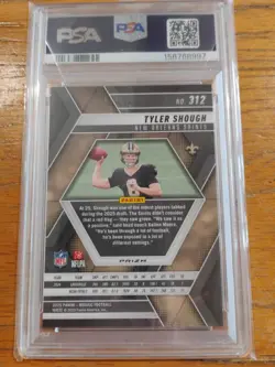2025 Tyler Shough Pink Camo Rc Prizm PSA 10 - Image 2