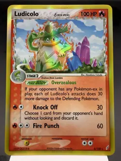 Ludicolo 6/100 - Holo Rare - EX Crystal Guardians Pokemon Card NM - Image 1