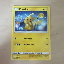 Pikachu LP - NM 56/236 - SM Unified Minds Pokemon 2019 Non Holo - Image 1