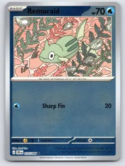 2026 POKEMON REMORAID CHAOS RISING 016/086 REVERSE HOLO COMMON NM A4285 FREE S&H - Image 1