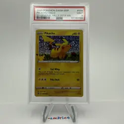 PSA 9 MINT 2020 Pokemon Promo General Mills 25th #039 Pikachu HOLO - Image 1