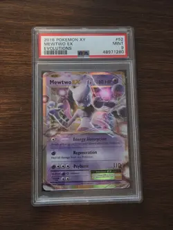 Pokemon XY Evolutions 52 Mewtwo EX PSA 9 - Image 2
