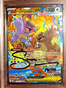 Mega Kangaskhan EX SIR #182|PSA GEM MT 10-AUTO 10|Sarah Natochenny|Pokemon TCG - Image 2