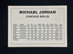 Michael Jordan 1989 RARE PROMO (1986 Rookie Card Pic w/ Red Border) - Image 2