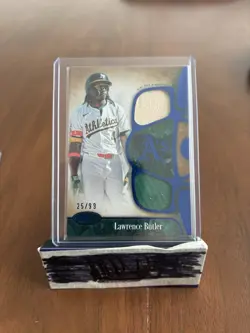 2026 Topps Tier One Lawrence Butler #T1R-LB Dual Relic /99 Athletics - Image 1