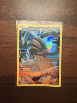 Pokemon TCG Black Kyurem XY80 Full Art Black Star Holo - Image 1