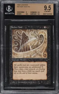 MTG English Legends Nether Void BGS 9.5 Magic Gathering (9,9.5,9.5,9.5) cgc psa - Image 1