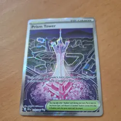Pokemon TCG Prism Tower Full Art 111/086 Chaos Rising Mint Condition - Image 1