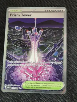 Pokemon TCG Prism Tower Full Art 111/086 Chaos Rising Mint Condition - Image 1