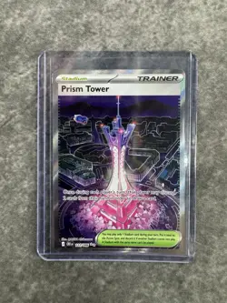 Prism Tower 111/086 UR - 2026 Pokemon Chaos Rising Full Art Ultra Rare MINT - Image 1