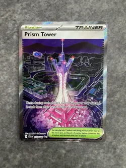 Prism Tower 111/086 UR - 2026 Pokemon Chaos Rising Full Art Ultra Rare MINT - Image 2