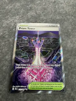 Prism Tower 111/086 UR - 2026 Pokemon Chaos Rising Full Art Ultra Rare MINT - Image 3