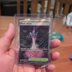 Prism Tower 111/086 - Ultra Rare - Full Art Chaos Rising - NM/M - Pokemon Card - Image 1