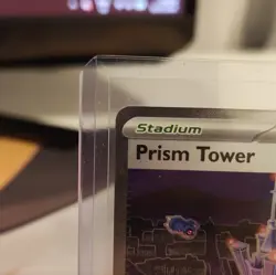 Prism Tower 111/086: Chaos Rising Stadium Reverse Holo Full Art. NM Pokemon - Image 3