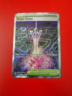 Prism Tower 111/086 Full Art Ultra Rare Chaos Rising Pokemon - Image 1