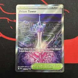 Pokemon TCG Prism Tower Full Art 111/086 Chaos Rising Mint Condition - Image 1