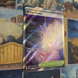 Pokemon TCG Prism Tower ex 111/086 Full Art Chaos Rising Secret Rare Near Mint - Image 2