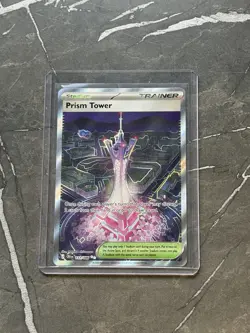 Prism Tower 111/086 Full Art Ultra Rare Chaos Rising Pokemon - Image 1