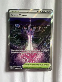 Pokemon TCG Prism Tower 111/086 full art rare Chaos Rising - Image 1