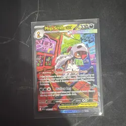 Mega Scrafty Ex 285/217 SIR Special Illustration Ascended Heroes Pokemon Card 3 - Image 1
