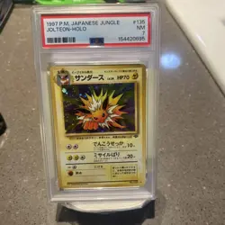 1997 Japanese Jungle Jolteon Holo PSA 7 Pokemon - Image 1