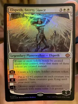 Magic The Gathering - Elspeth, Storm Slayer - Tarkir: Dragonstorm - FOIL - NMINT - Image 3