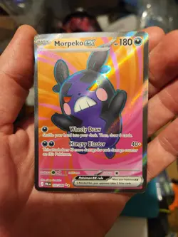 Pokemon TCG Morpeko ex 102/084 pitch black mega evolutions nm/m - Image 1