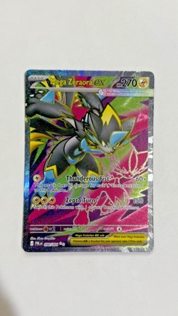 Pokemon TCG Mega Zeraora EX Ultra Rare Full Art Holo Pitch Black 098/084 098/08 - Image 1