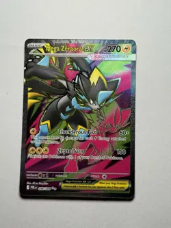 Pokemon TCG Mega Zeraora EX Ultra Rare Full Art Holo Pitch Black 098/084 - Image 1