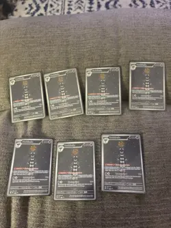 Pokemon Gothitelle Promo SV: Scarlet & Violet Promo Cards 211 Lot (7) - Image 1