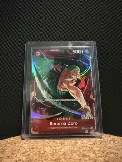2023 One Piece Roronoa Zoro ST01-013 SR Gift Collection (Alt Art) Super Rare - Image 1