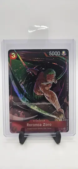 One Piece TCG - Roronoa Zoro ST01-013 SR Gift Collection 2023 NM - Image 1