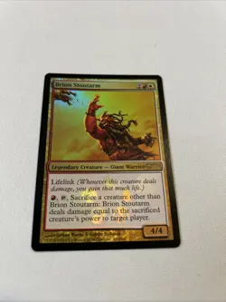 Brion Stoutarm FOIL Media PROMO NM (Z) - Image 1