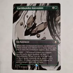 mtg avatar the last airbender - Earthbender Ascension BORDERLESS rare R 0307 - Image 1