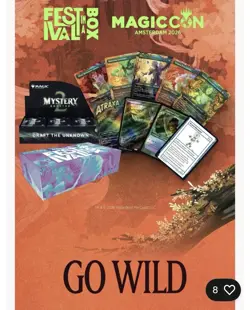 Presale Magic the Gathering Secret Lair Festival in a Box 2026 Amsterdam. - Image 1