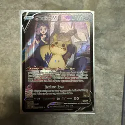 Pokemon TCG Mimikyu V TG16/TG30 Brilliant Stars Trainer Gallery Raw NM - Image 1